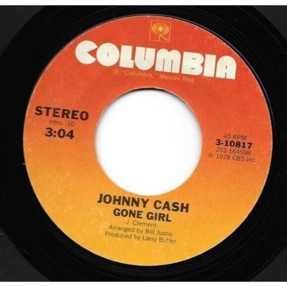LP Johnny Cash - Gone Girl / I'm Alright Now